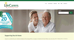 Desktop Screenshot of lifecarers.co.uk